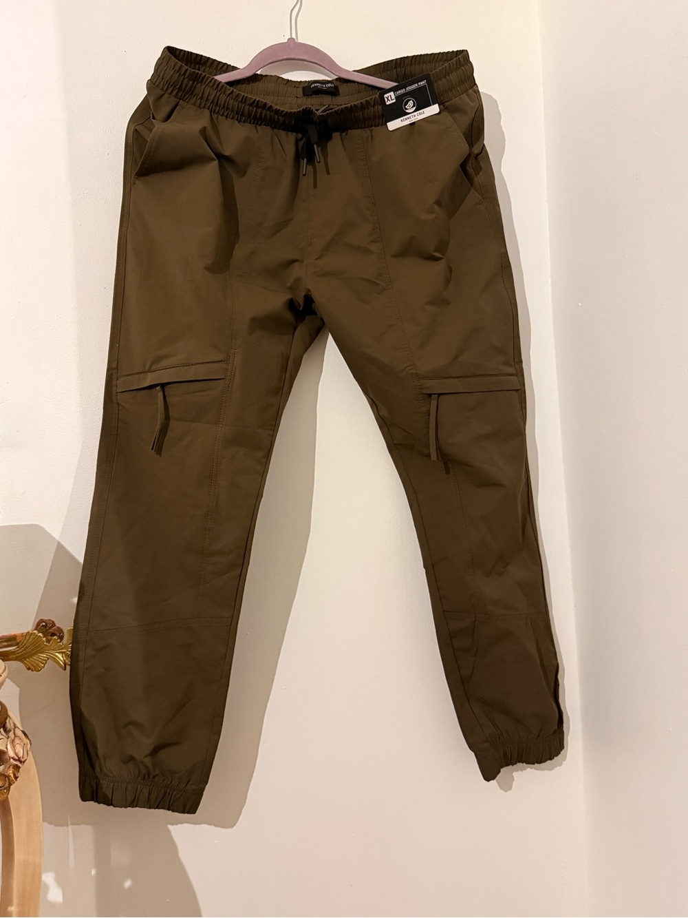 Kenneth Cole Olive Cargo Jogger Pants